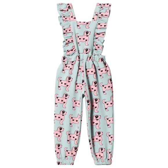 hugo loves tiki Other - SOLD Hugo Loves Tiki Dog Ruffled Jumpsuit NWT